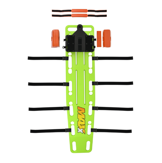Water Safety Products MAXx Rescue Backboard with Pop-On & Velcro Strap Kit