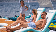 Load image into Gallery viewer, Yachtbeach Sun Lounger Superior Single 29&quot;x 62&quot; on top of the platform