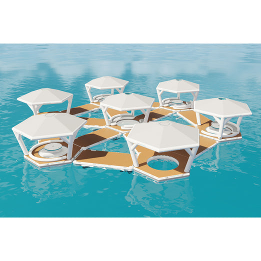 Yachtbeach Pavilion Beachclub Setup 4.10 Platform 13.5'