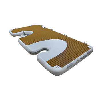 Yachtbeach Toy Dock 4.10 Premium Teak - 1x Multidock and 1 x Foilboard