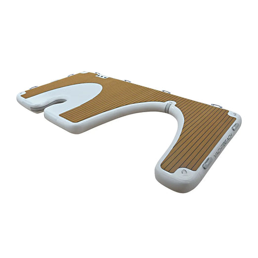 Yachtbeach Toy Dock 4.10 Premium Teak - 1x Jet Ski and 1x Foilboard