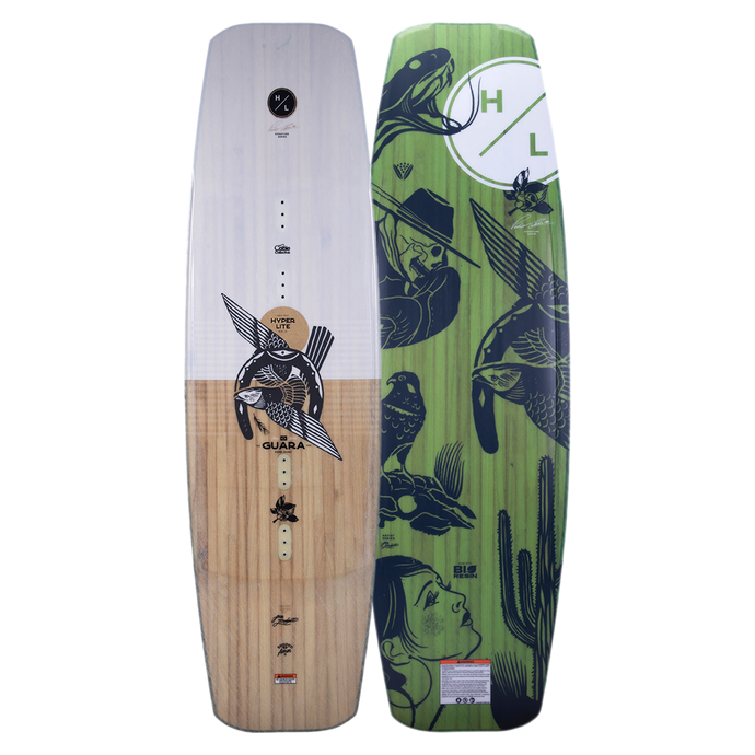 Hyperlite 2023 Guara Cable Wakeboard top and base