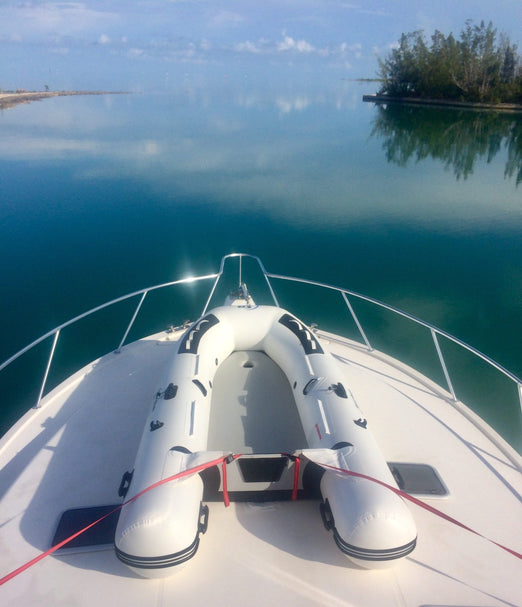Island Hopper White Marlin 9.8′ Air Floor Inflatable sports Boat