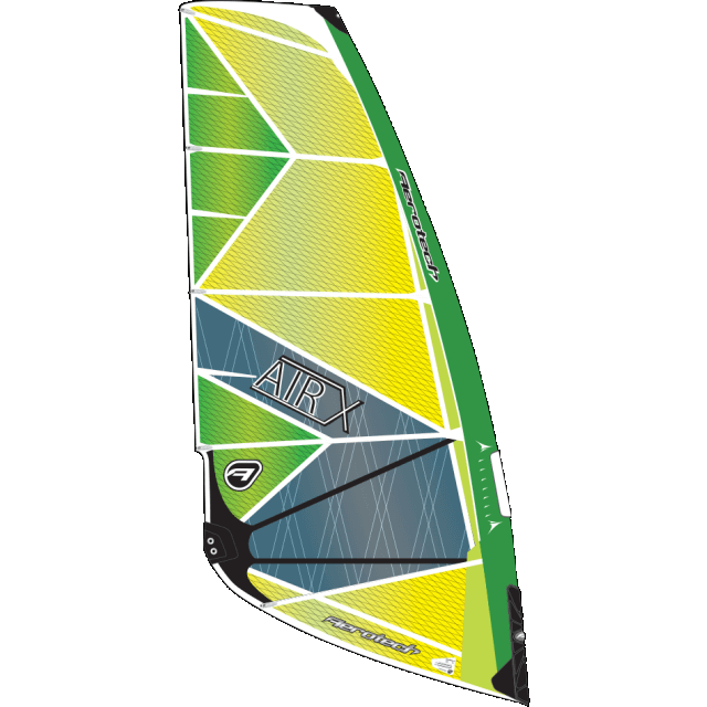 Windsurf Sail - Aerotech Air X  Green Sail