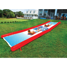 Load image into Gallery viewer, WOW Super Slide Inflatable Platform with 2 people sliding on it