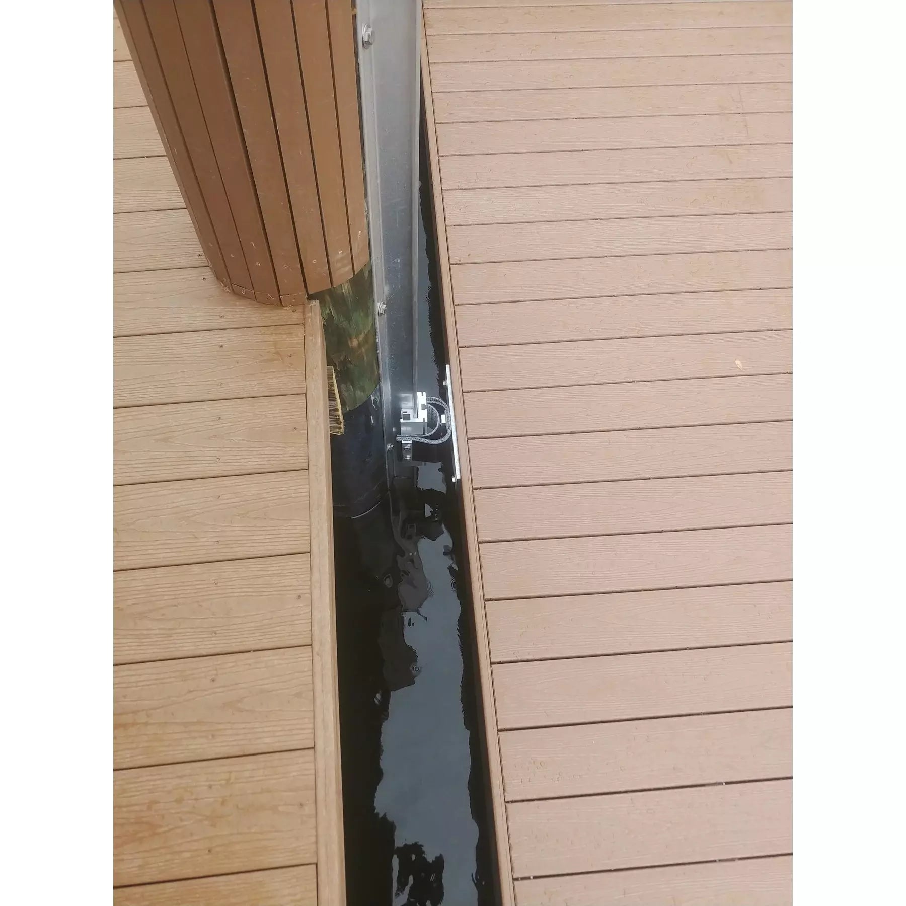 Kayak Dock Accessory - Seahorse Docking Rough Water Flex Slide - Wood Dock Installation