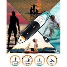 Load image into Gallery viewer, Inflatable Stand Up Paddleboard - Hurley Advantage 10&#39;6&quot; iSUP Outsider HUR-003  best for surfing, fishing, yoga and all-around paddling