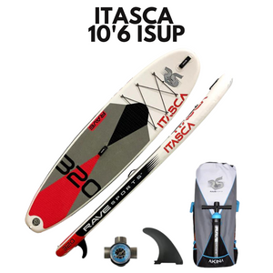 Rave Sports 10'6" Itasca Salmon Red Inflatable Paddleboard