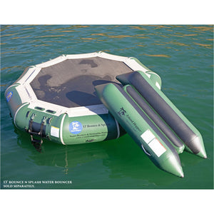 Island Hopper Bounce N Slide Water Trampoline attachments Green 