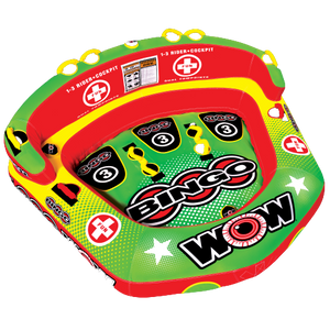 WOW Bingo 3P Towable Tube Right side top view