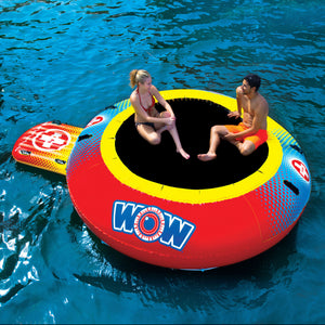WOW Bouncer 2P Inflatable Tube with 2 people enjoying it
