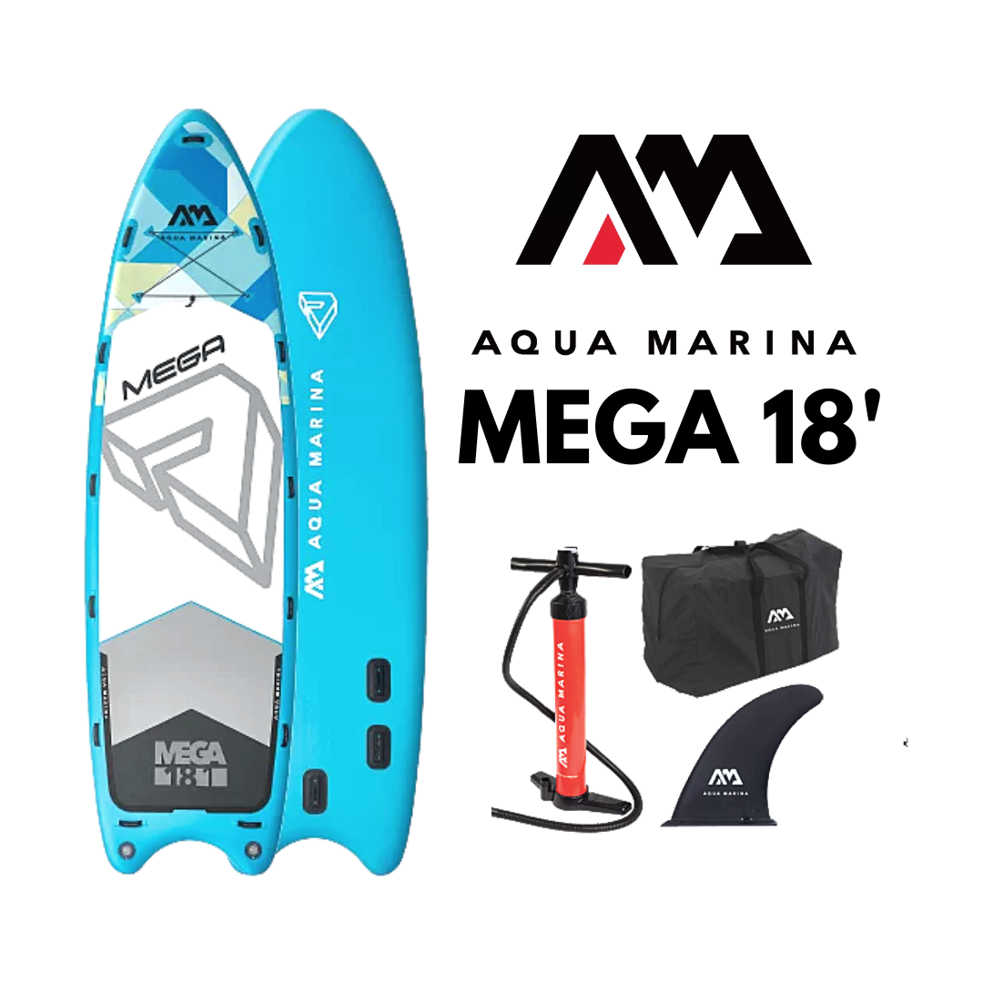 Aqua Marina 18' Mega Group Inflatable Stand Up Paddle Board