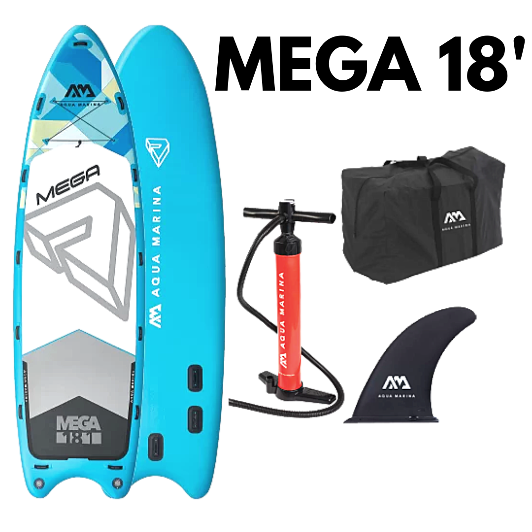Aqua Marina 18' Mega Group Inflatable Stand Up Paddle Board