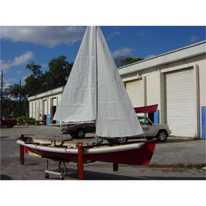 Little River Marine Heritage 18 Carbon Double Rowboat Rigged As A Sailor