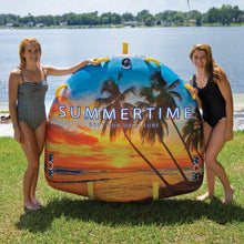 Load image into Gallery viewer, WOW Summertime 2P Towable Tube with 2 people 