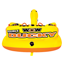 Load image into Gallery viewer, WOW Double Ducky 2P Towable Tube back side