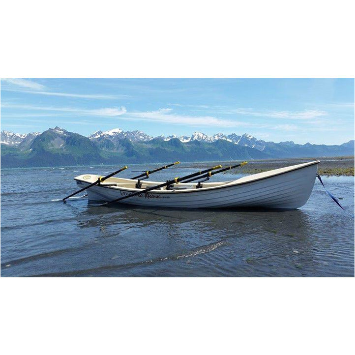 Little River Marine Legacy 5M Adventure Craft near the shore