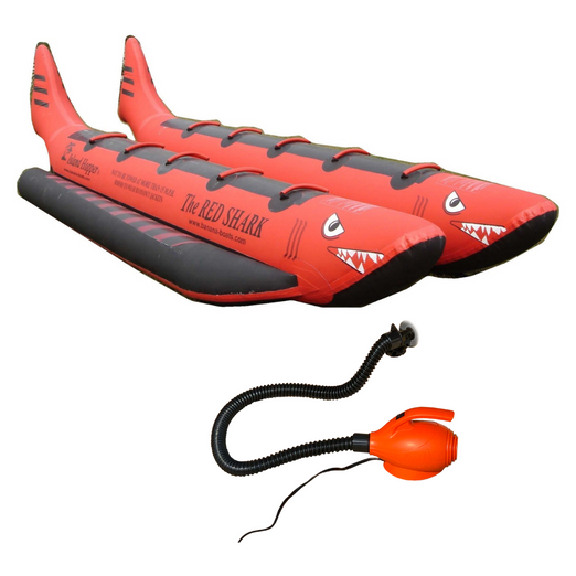 Island Hopper 10 passenger Red Shark 17' Banana Boat Tube