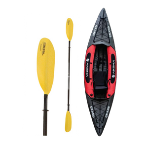 Akona Grand Inflatable Single Kayak and Wilderness Kayak Paddle