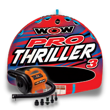 Load image into Gallery viewer, WOW Super Thriller Pro Series 3P Towable Tube with Air Max Pump