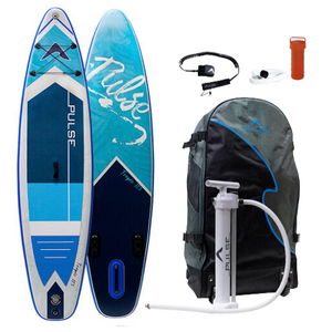 Pulse The Tropic 13 ft Inflatable Stand Up Paddleboard with Leash, paddle, repair kit and carry bag