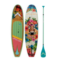 Load image into Gallery viewer, Pulse The Holy Cow 10&#39;6&quot; Tradisional SUP with Women&#39;s SUP Paddle