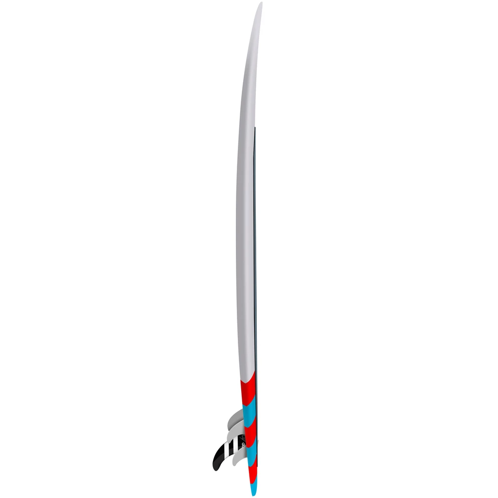 POP Board Co 9'6" Saltwater Beaver Red/ Blue Fiberglass Paddle Board