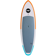 Load image into Gallery viewer, POP Board Co 9&#39;6&quot; Saltwater Beaver Red/ Blue Fiberglass Paddle Board