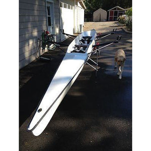 Boats - Little River Marine Sea Shell Double Rowing Shell With Dog
