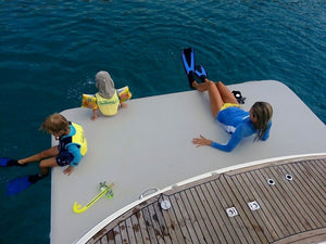 SeaRaft 700 Teak Deck Inflatable Platform