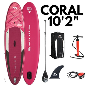 Aqua Marina 2021 Coral 10'2" Inflatable Paddle Board iSUP
