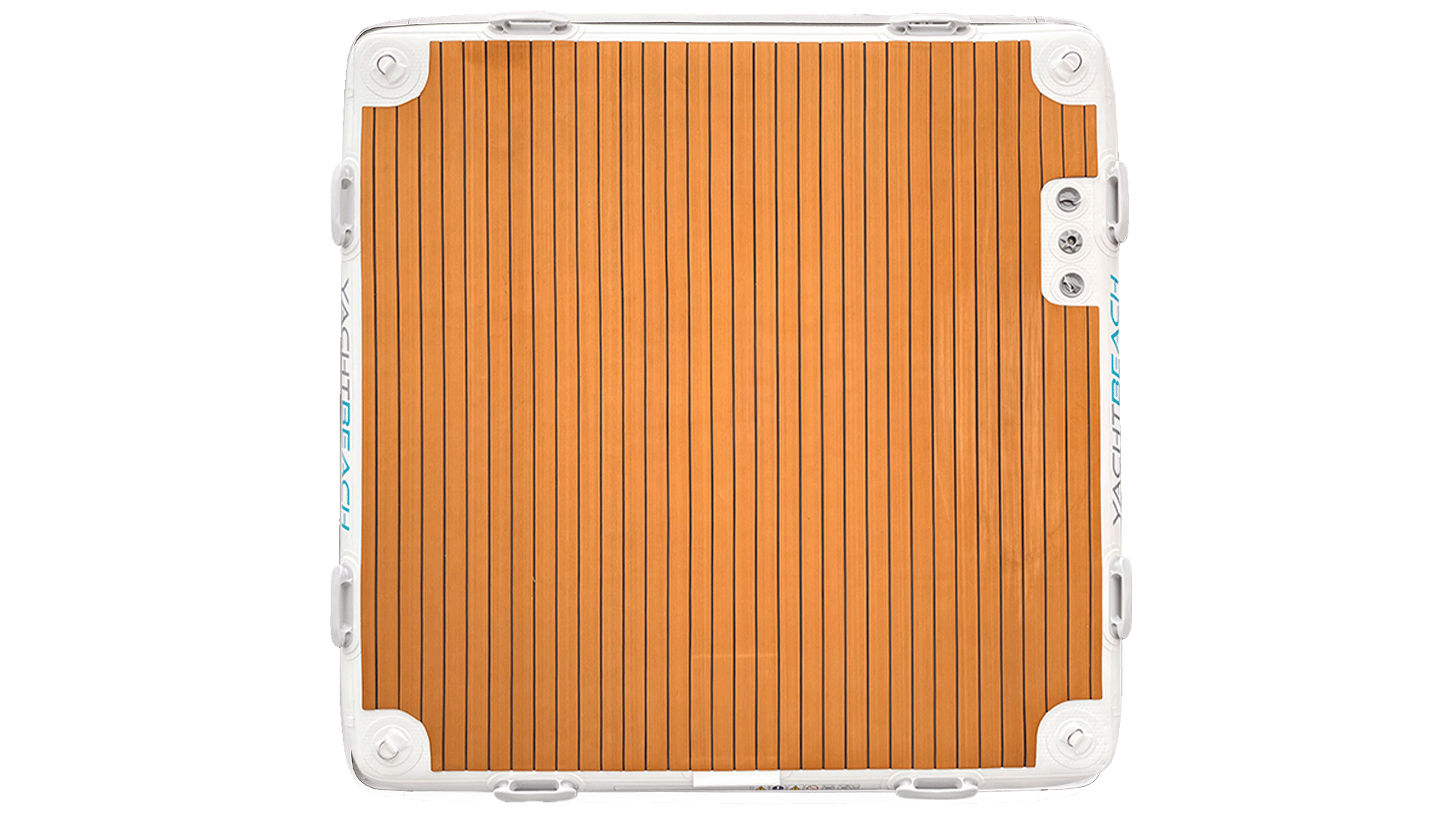YachtBeach 2.05 Premium Teak Platform 6'7"x6'7" top view
