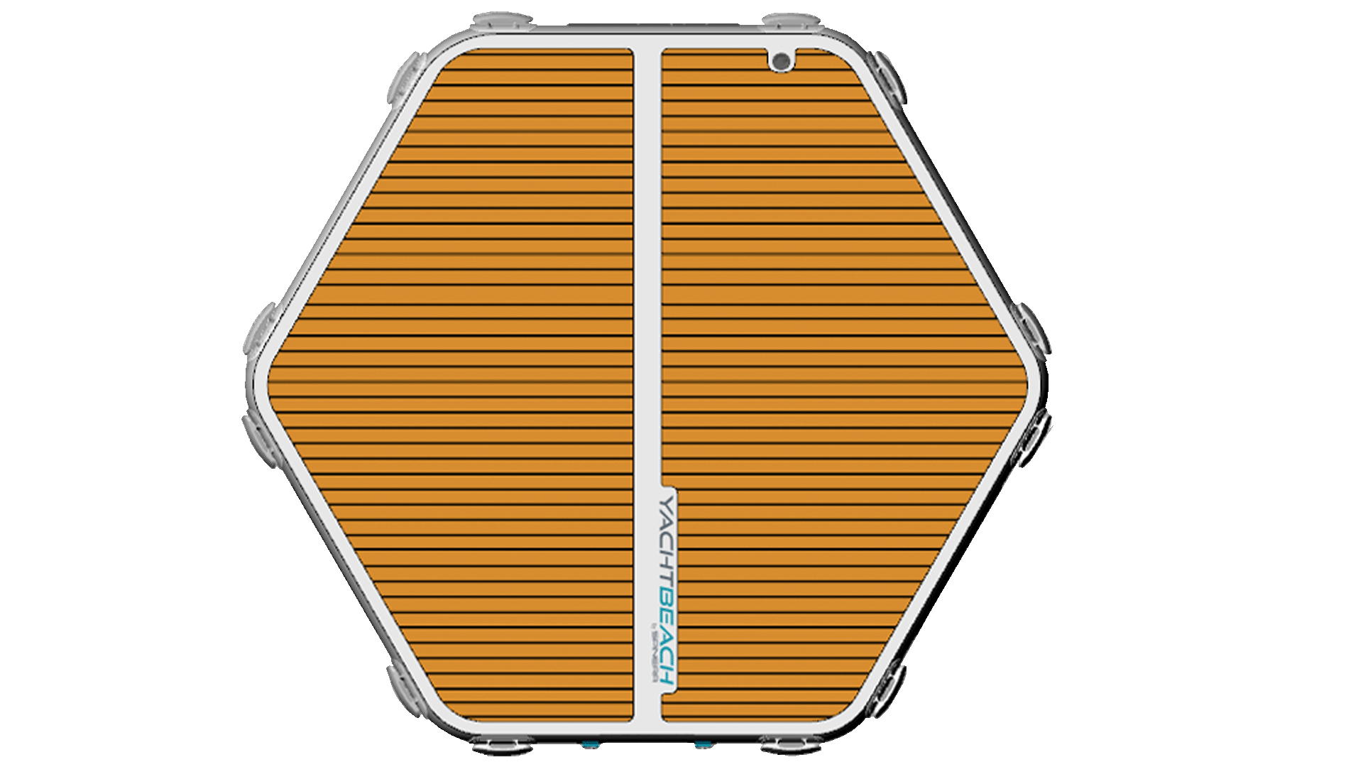 YachtBeach Sport Zone 2.50 Hex Platform top view