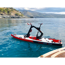Load image into Gallery viewer, Red Shark Bike Surf Fitness Water Bike Side View