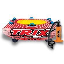 Load image into Gallery viewer, WOW Trix Spinnable 1P Towable Tube with Double Action Hand Pump