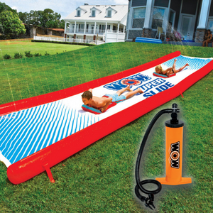 WOW Super Slide Inflatable Platform  with double action hand pump