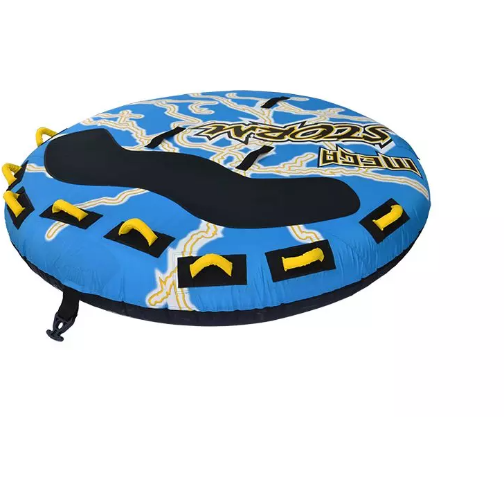 Side view of Rave Sports Mega Storm 4 Rider Towable 02325