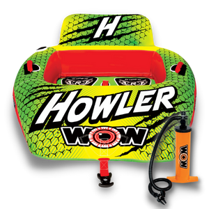 WOW Howler 2P Towable Tube with double action hand pump