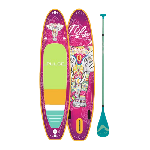 Pulse The Elephas 10'6" Inflatable Stand Up Paddleboard and Women's SUP Paddle