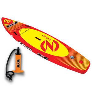 WOW Zino SUP w/cupholder Inflatable Paddleboard with WOW double action hand pump