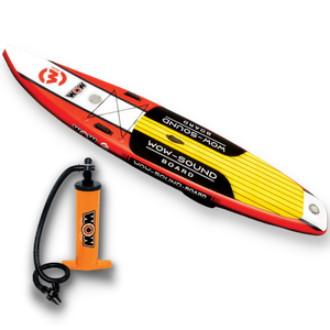 WOW-SOUND SUP Inflatable Paddleboard with WOW Double Action Hand Pump