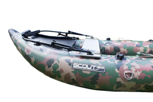 Scout Inflatables Stabilizer Bar attached to the boat