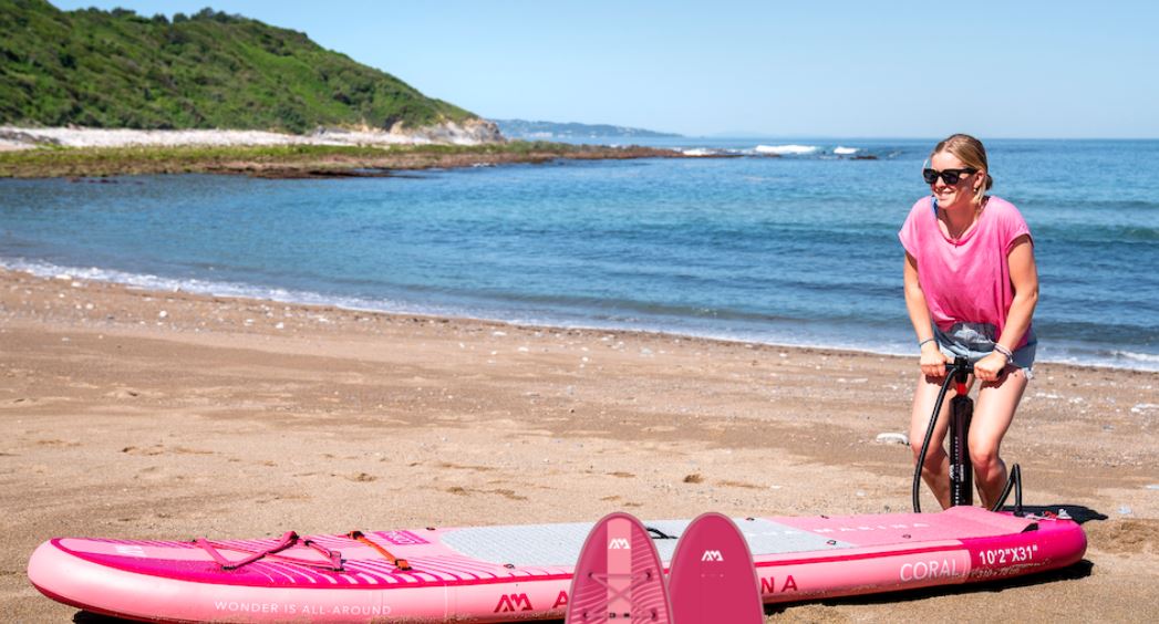 Aqua Marina 2023 Coral 10'2" Inflatable Paddle Board iSUP BT-23COPR