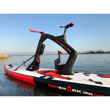 Load image into Gallery viewer, Red Shark Bike Surf Fitness Water Bike Back View