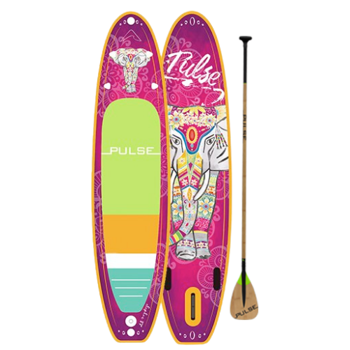 Pulse The Elephas 10'6" Inflatable Stand Up Paddleboard and  Bamboo Carbon Fibre