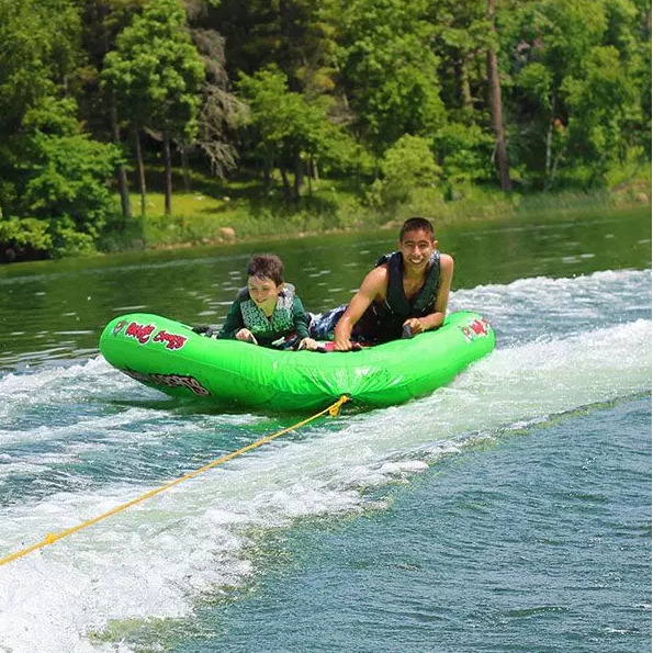 2 person riding Rave Sports Mambo 3 Rider Towable 02463