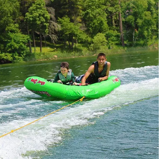 2 person riding Rave Sports Mambo 3 Rider Towable 02463