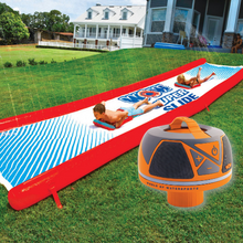 Load image into Gallery viewer, WOW Super Slide Inflatable Platform  with Wow Water proof bluetooth speaker