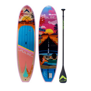 Pulse The Road Trip 10'6" Tradisional SUP with Full Carbon Fibre Adjustable Paddle  with 