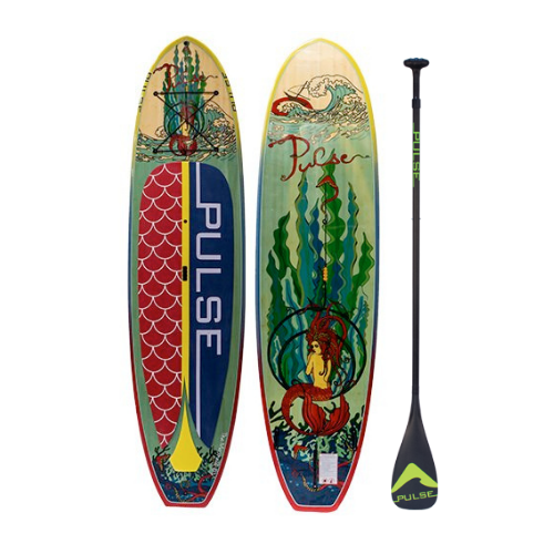 Pulse The Mermaid 10'6" Tradisional SUP with  Full Carbon Fibre Adjustable Paddle